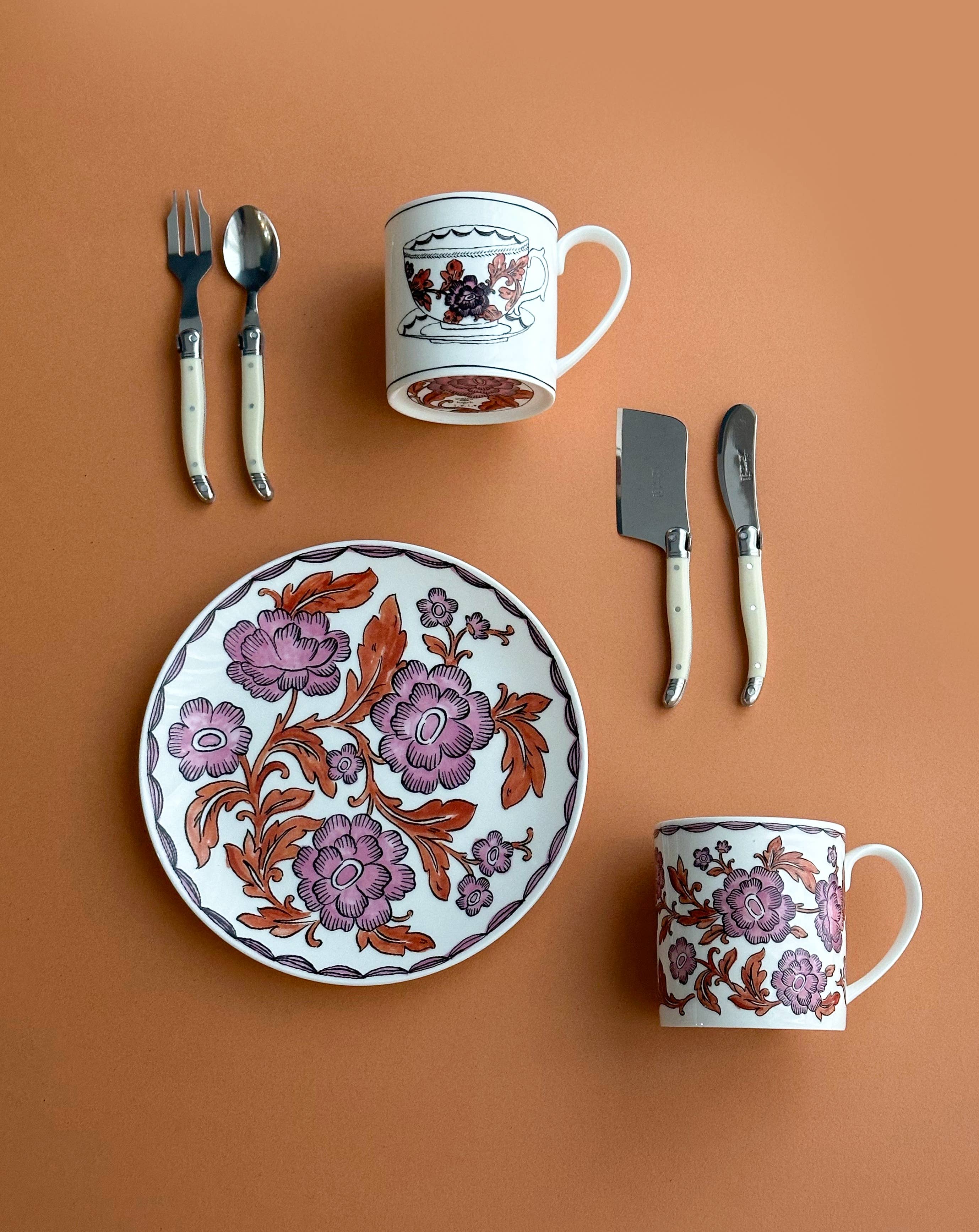 Twig NY - Vendita all'ingrosso Tazza - Heritage - Rosa Rugosa - Tazza Blooming Ver.6