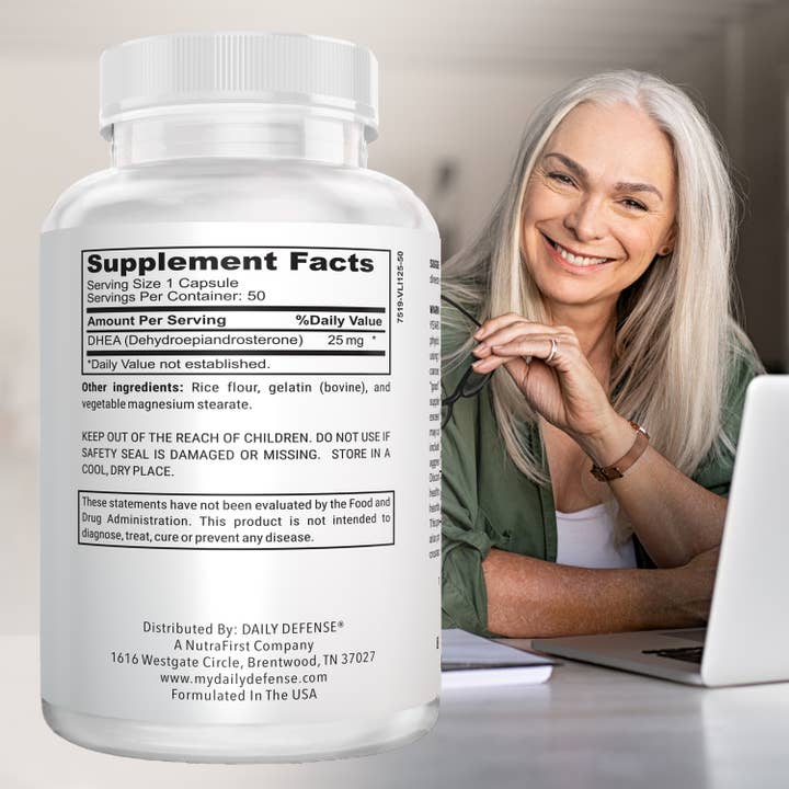 DAILY DEFENSE - Wholesale Oral Supplement/Vitamin - DHEA 25MG1