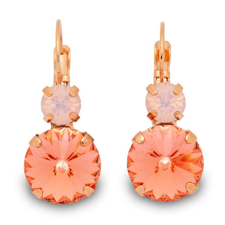 Gisele Ohrringe Rose Peach für den Großhandel von French Attic
