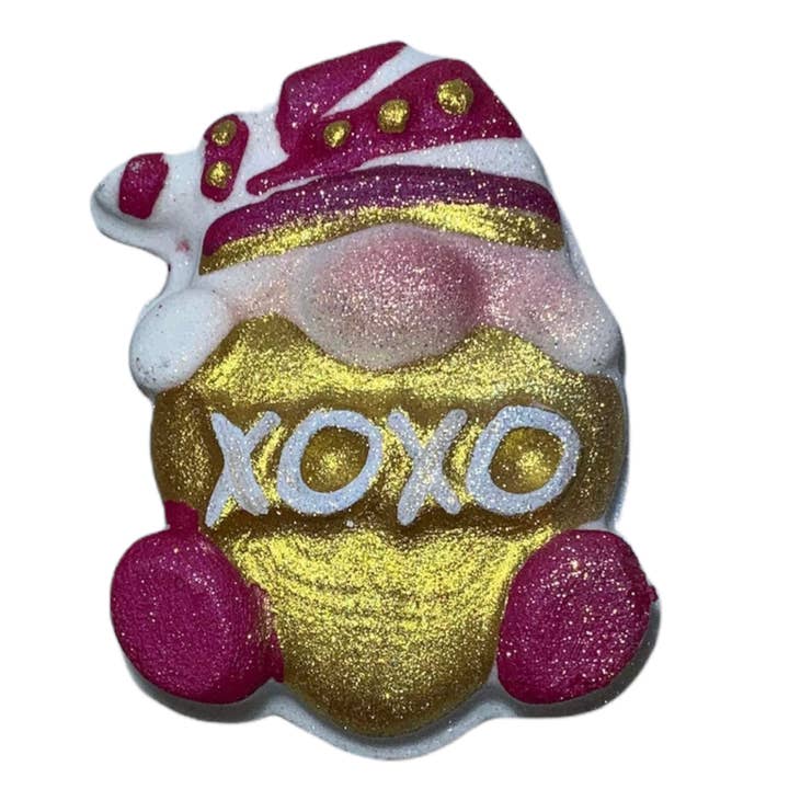 Xoxo Valentines Gnome Bath bombs for wholesale by Scrub Cosmetics