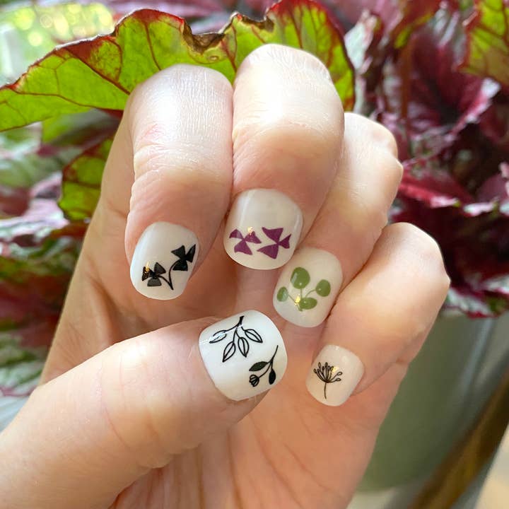 Kate Broughton - Wholesale Nail Art/Decal - Plant Nail Art Transfers4