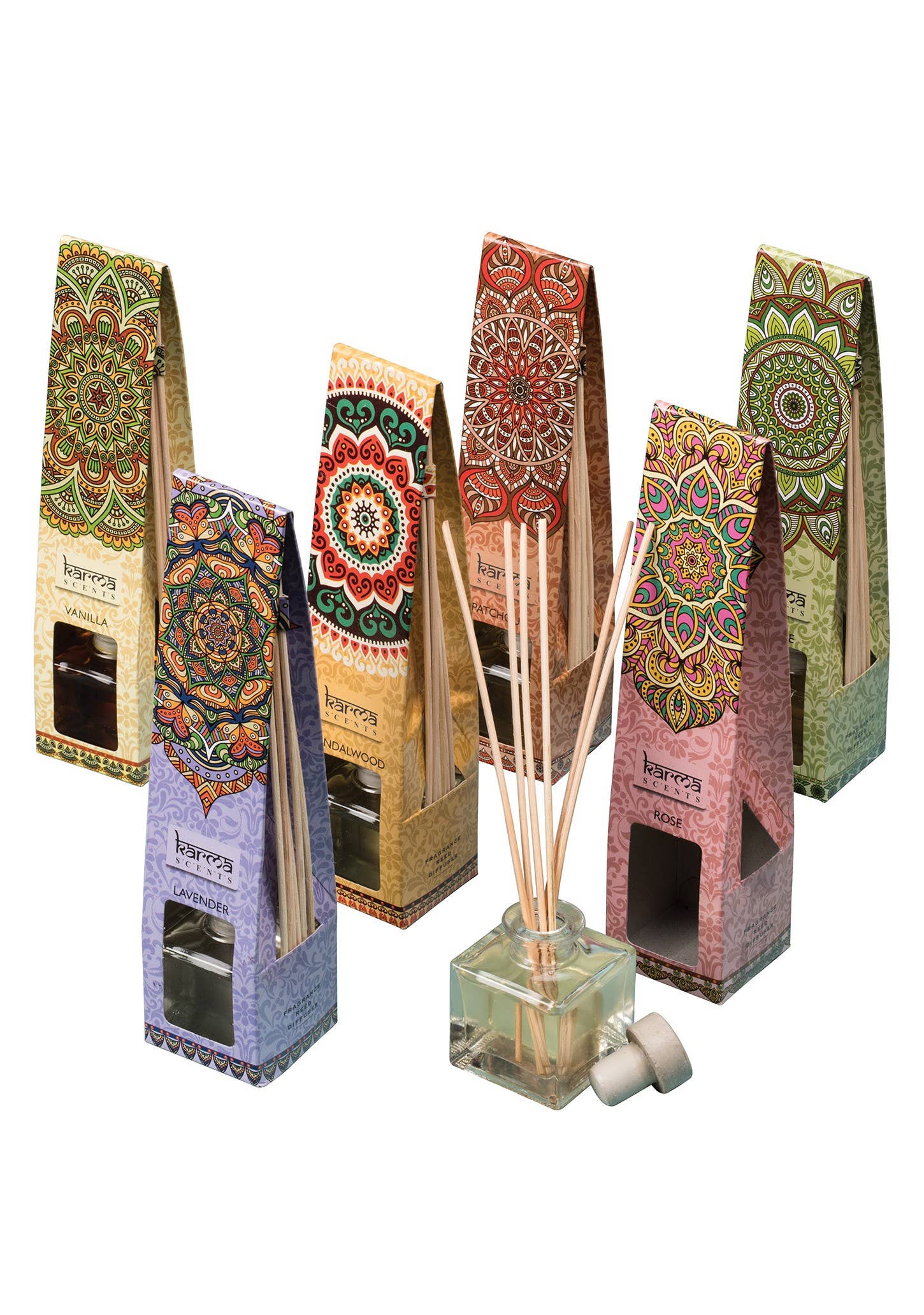 Namaste - Wholesale Reed Diffuser - Namaste Scents Reed Diffuser 60ml Oil & 6 Reed Sticks1