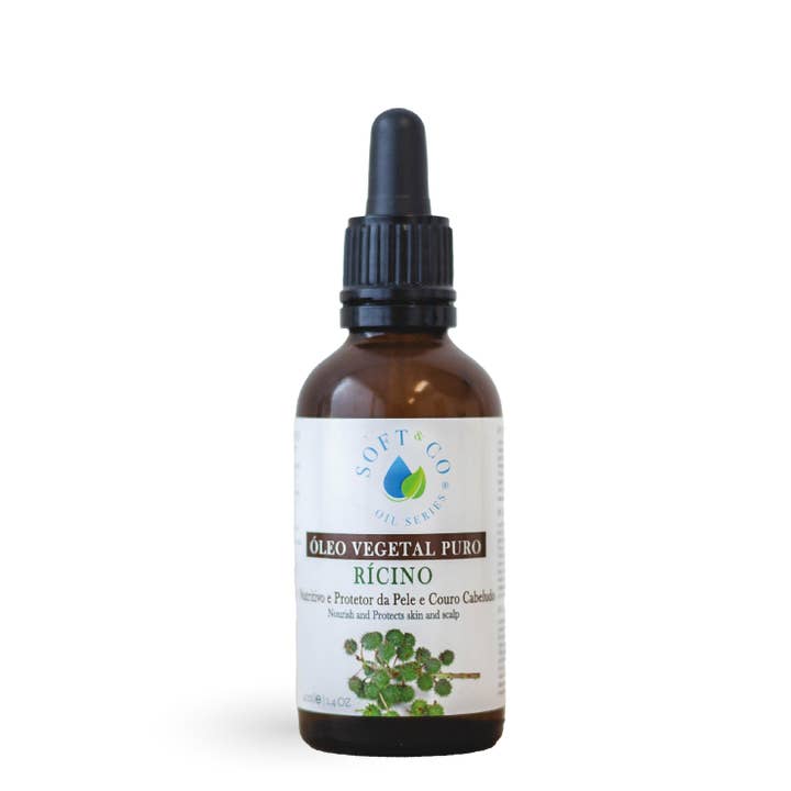 Huile végétale pure de ricin 40ml pour la vente par Soft&Co