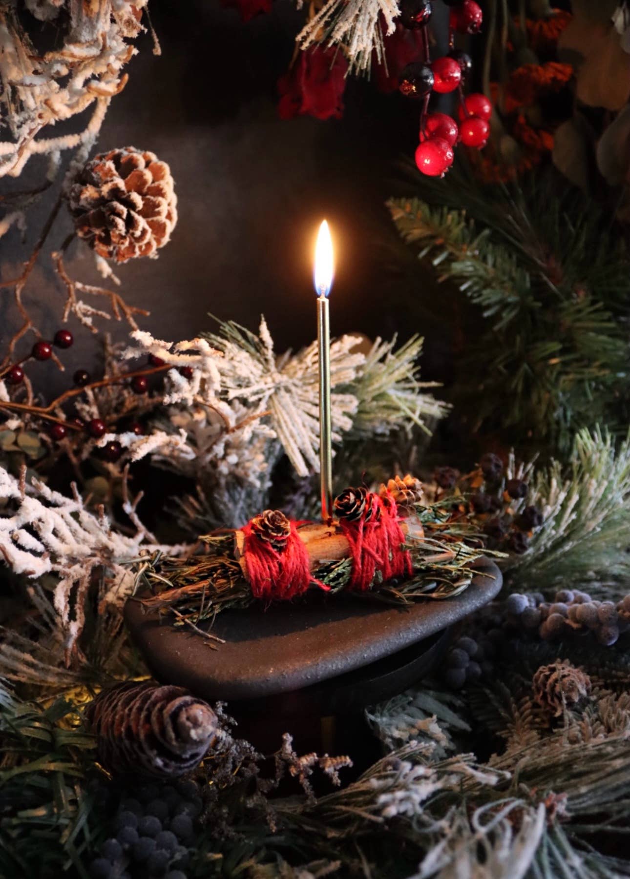 ComaVVitch – Engroshandel Pynt – Mini Yule-klods | Earth Magick | Altarudstyr | Heksekunst2