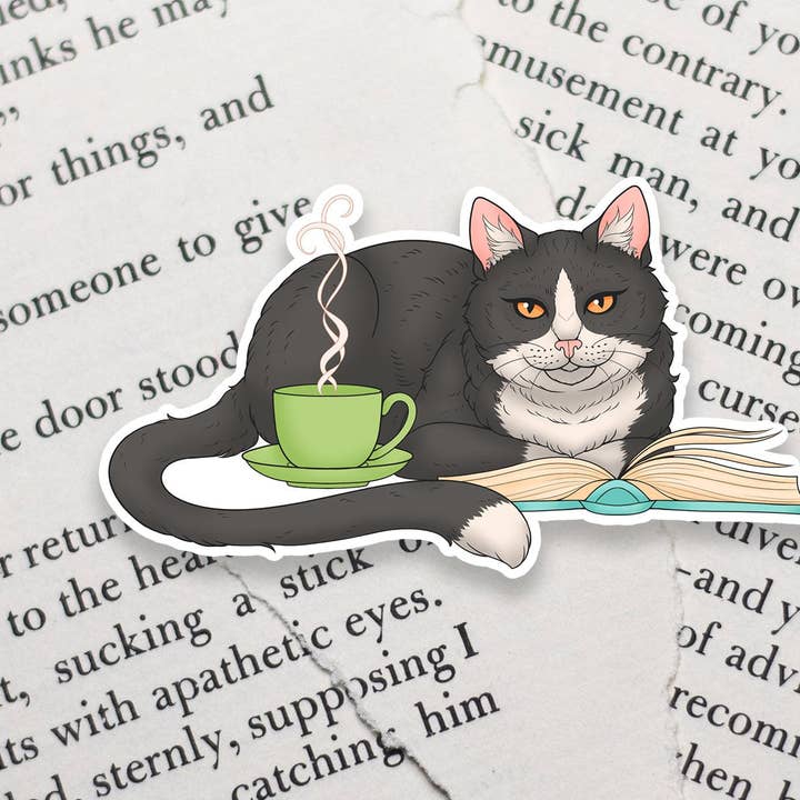 Cozy Cat - Tux for wholesale by Snow Moon Press LLC