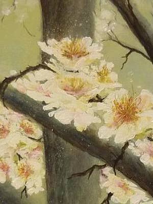 MistyMorningBlossom Tryptic for wholesale by Lizzy Forrester Fine Art