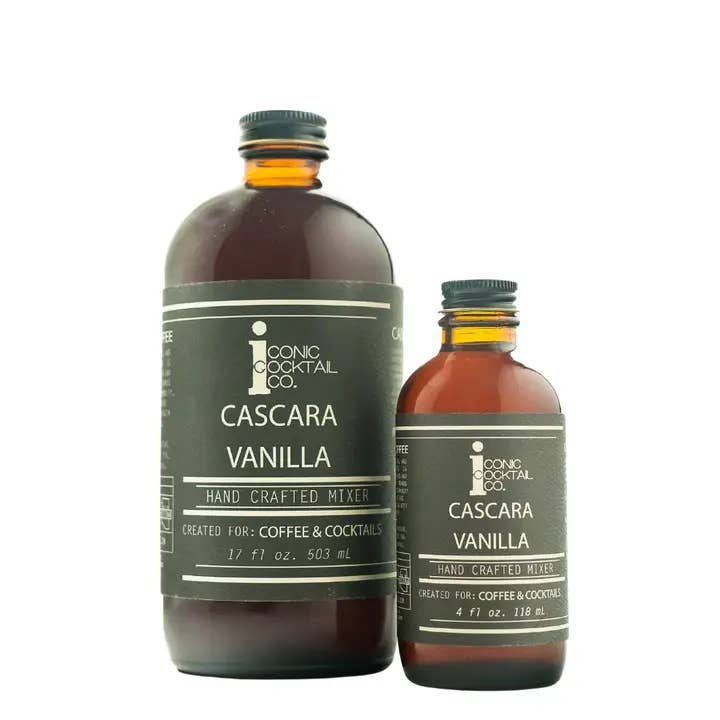 Iconic Cocktail Co - Vente Mélange/sirop pour cocktails - Cascara Vanille - Mélangeur de Cocktails Artisanal