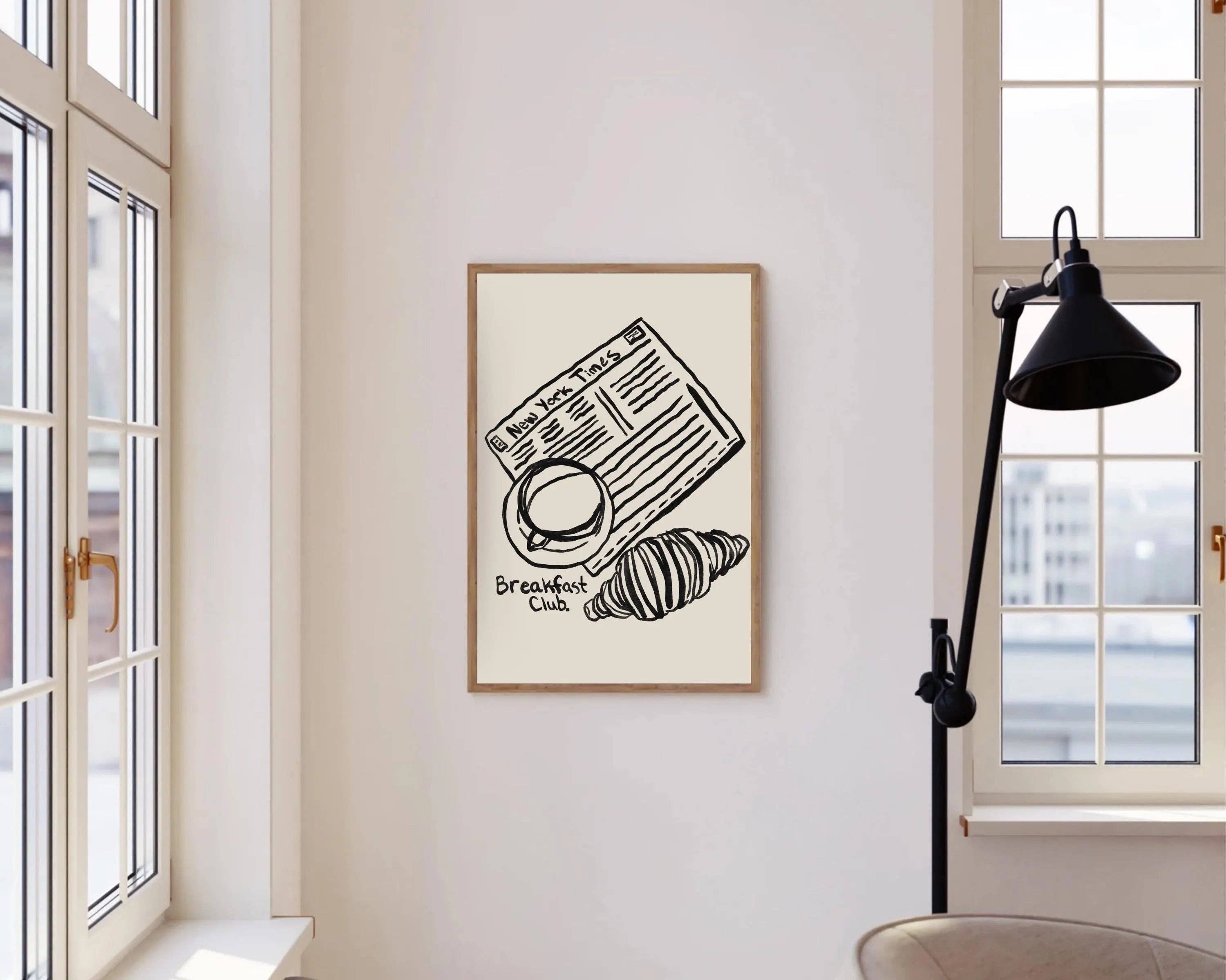 Olive Street Collective - Wholesale Art Print - Breakfast Club Print8