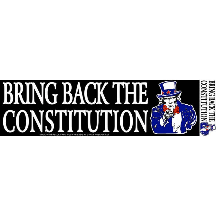 Gypsy Rose - Wholesale Sticker - Bring Back The Constitution Sticker