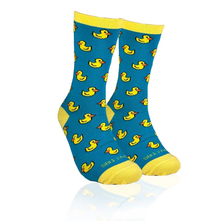 Chaussettes motif canard de Sock Panda (Adulte Moyen) pour la vente par Sock Panda