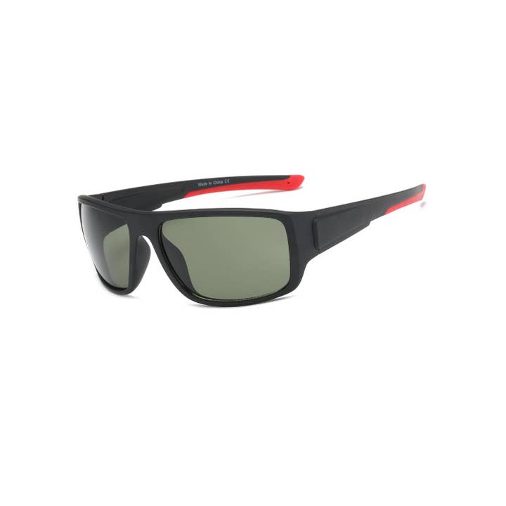 Cramilo Eyewear - Wholesale Sunglasses - Unisex - Rectangle Sport Wrap Around Sunglasses - Set of 48