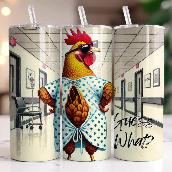 Beautiful Creations by Laney - Wholesale Insulated Mug/Tumbler - Guess What Tumbler