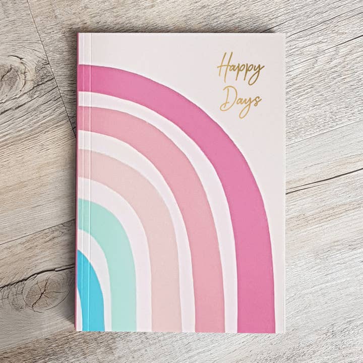Happiness Journal “Happy Days” | Dia para página por atacado de The Personalised Stationery Company Ltd