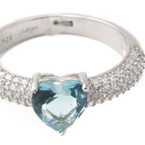 VERSTELLBARER HERZ-TRILOGIE-RING für den Großhandel von Feelings Jewels