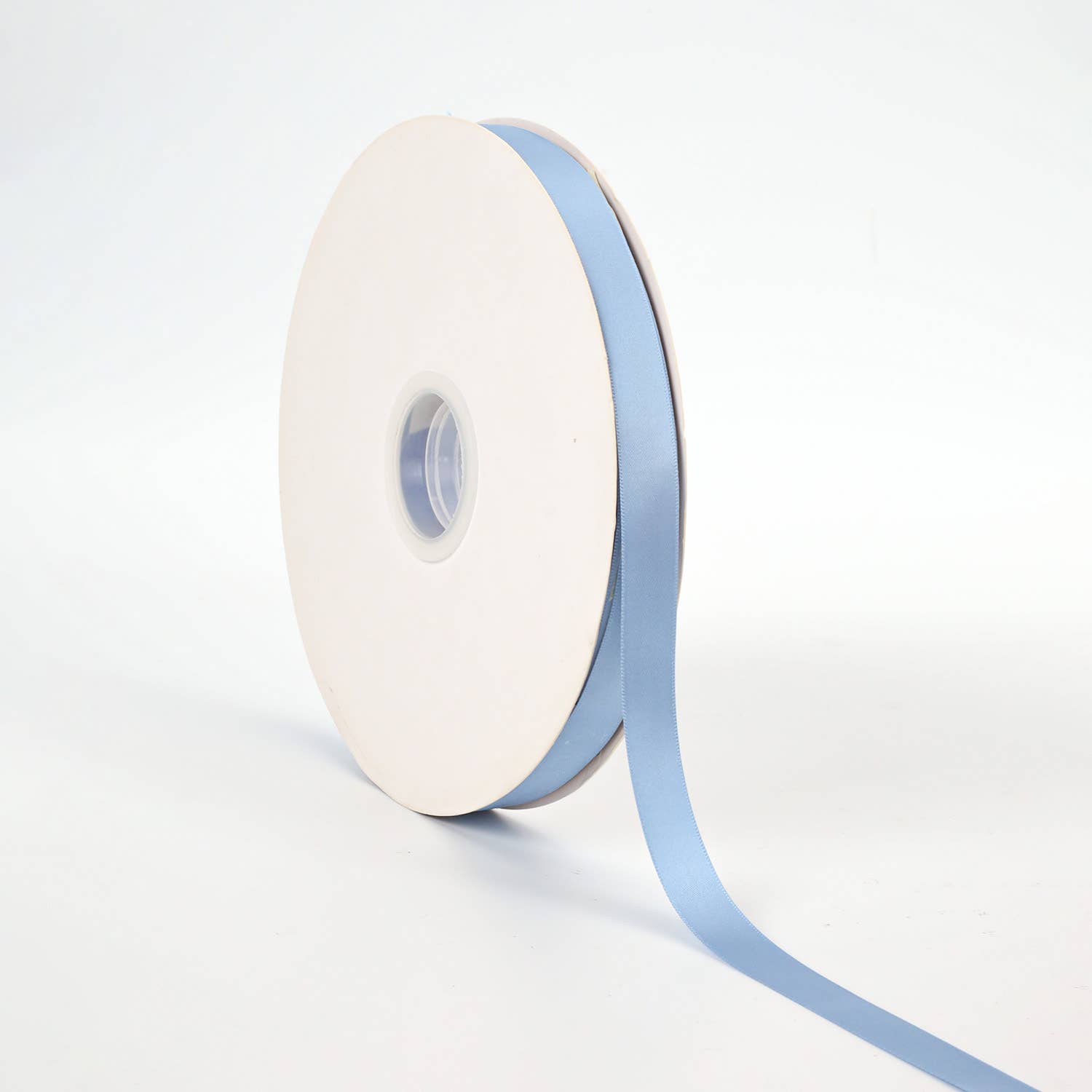 LA Ribbons Wholesale - Wholesale Ribbon - Gift Wrapping - Single Face Satin Ribbon | French Blue (332)3