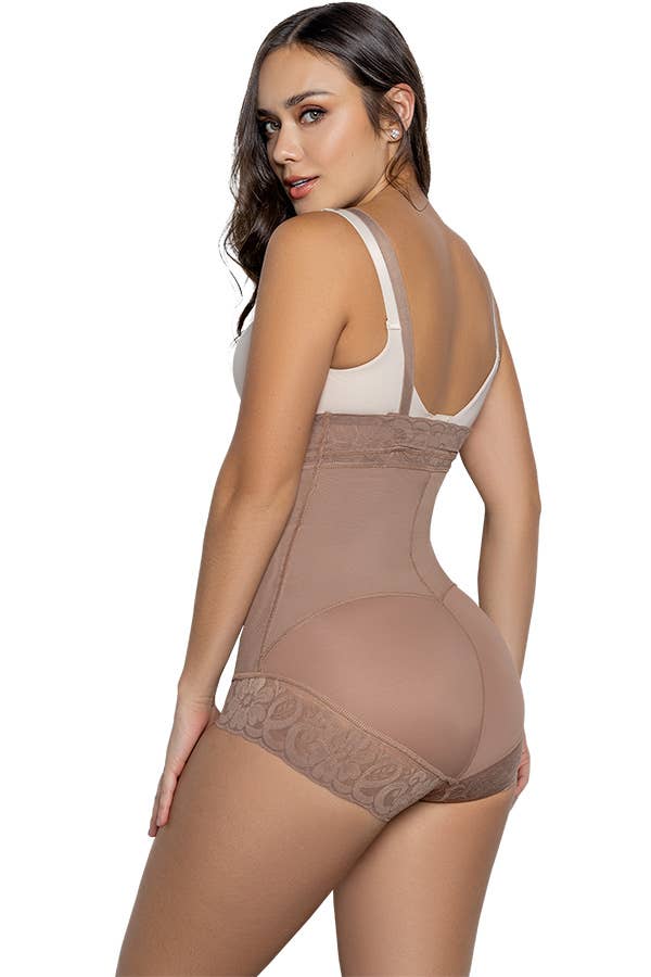 Jackie London – wholesale Shapewear - Dam – Trosa Body Shaper Axelbandslös med dragkedja3