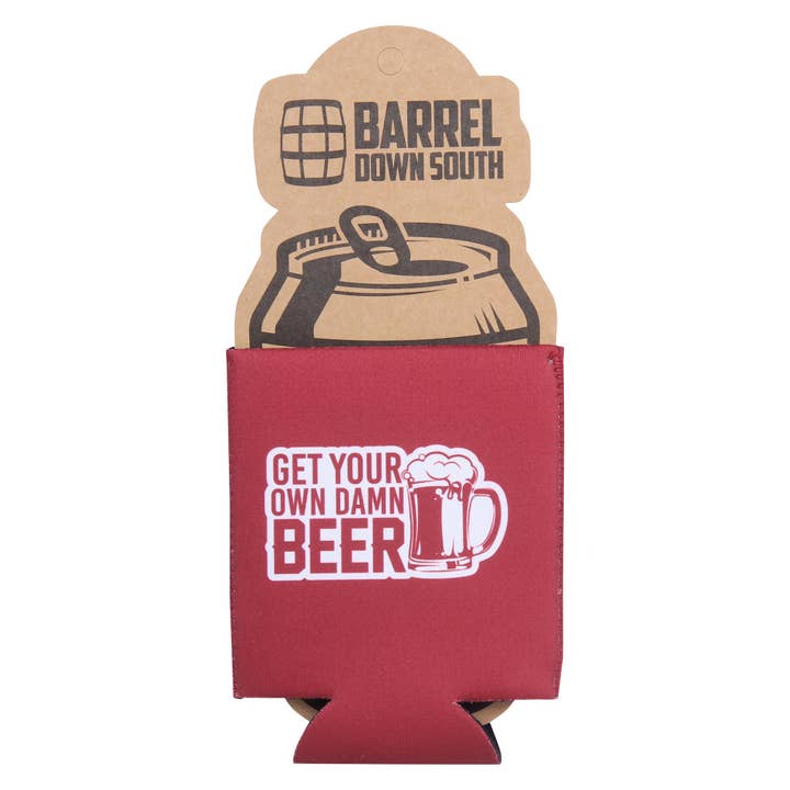 Get Your Own Damn Beer Can Cooler for wholesale by Barrel Down South