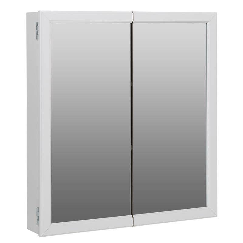 Everyday Supply Co - Wholesale Cabinet - Zenith 25.38" White Medicine Cabinet with Mirror0
