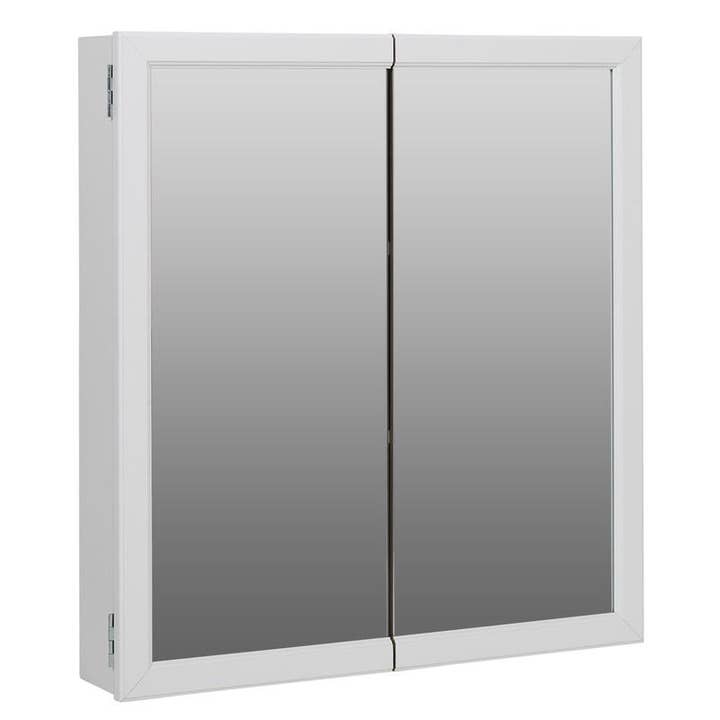 Everyday Supply Co - Wholesale Cabinet - Zenith 25.38" White Medicine Cabinet with Mirror