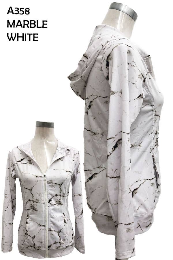 SSImport - Wholesale Athletic Jacket - Women's - A358 SPORTS HOODIE JACKET MIXED SIZES 12PCS/SET14