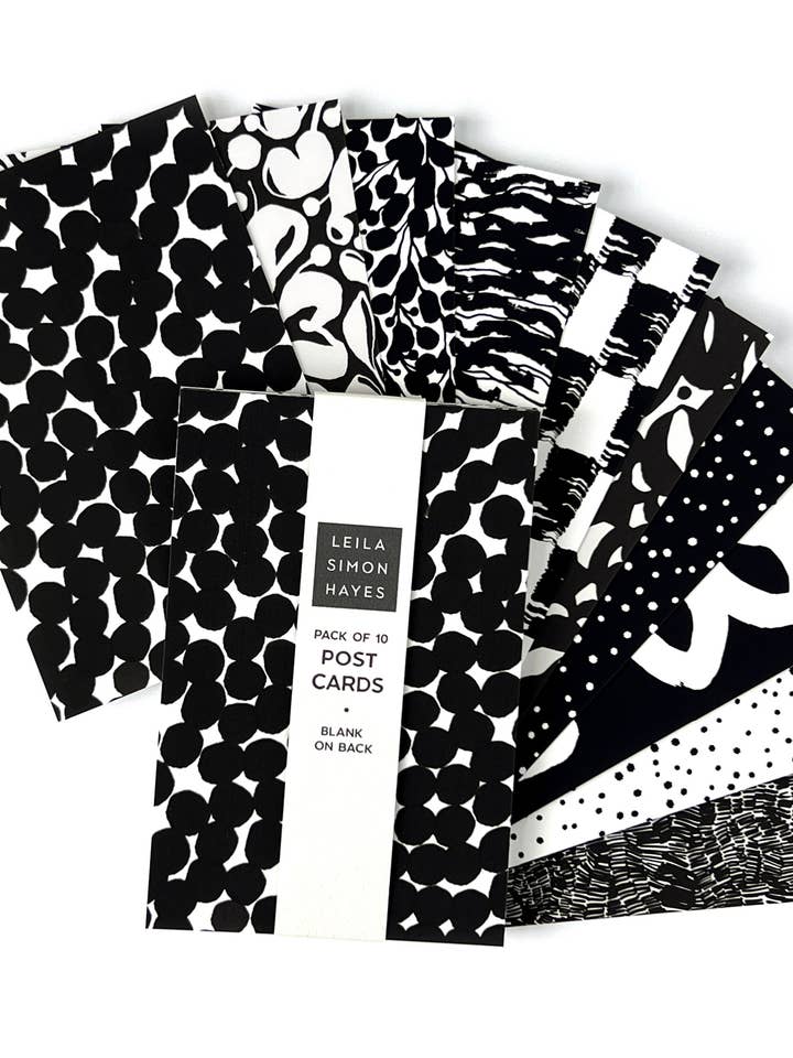 Puntos, paquete de postales para venta al por mayor de Leila Simon Hayes