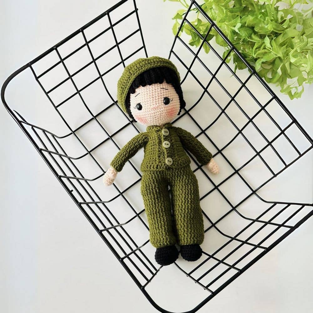 Cheeky Nomads - Wholesale Doll - Kids - handmade organic crochet doll Noah, Amigurumi doll3