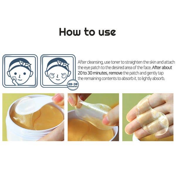 Best Beauty Group - Wholesale Acne/Hydrocolloid Patch - ELIZAVECCA Milky Piggy Hell-pore Gold Hyaluronic Eye Patch