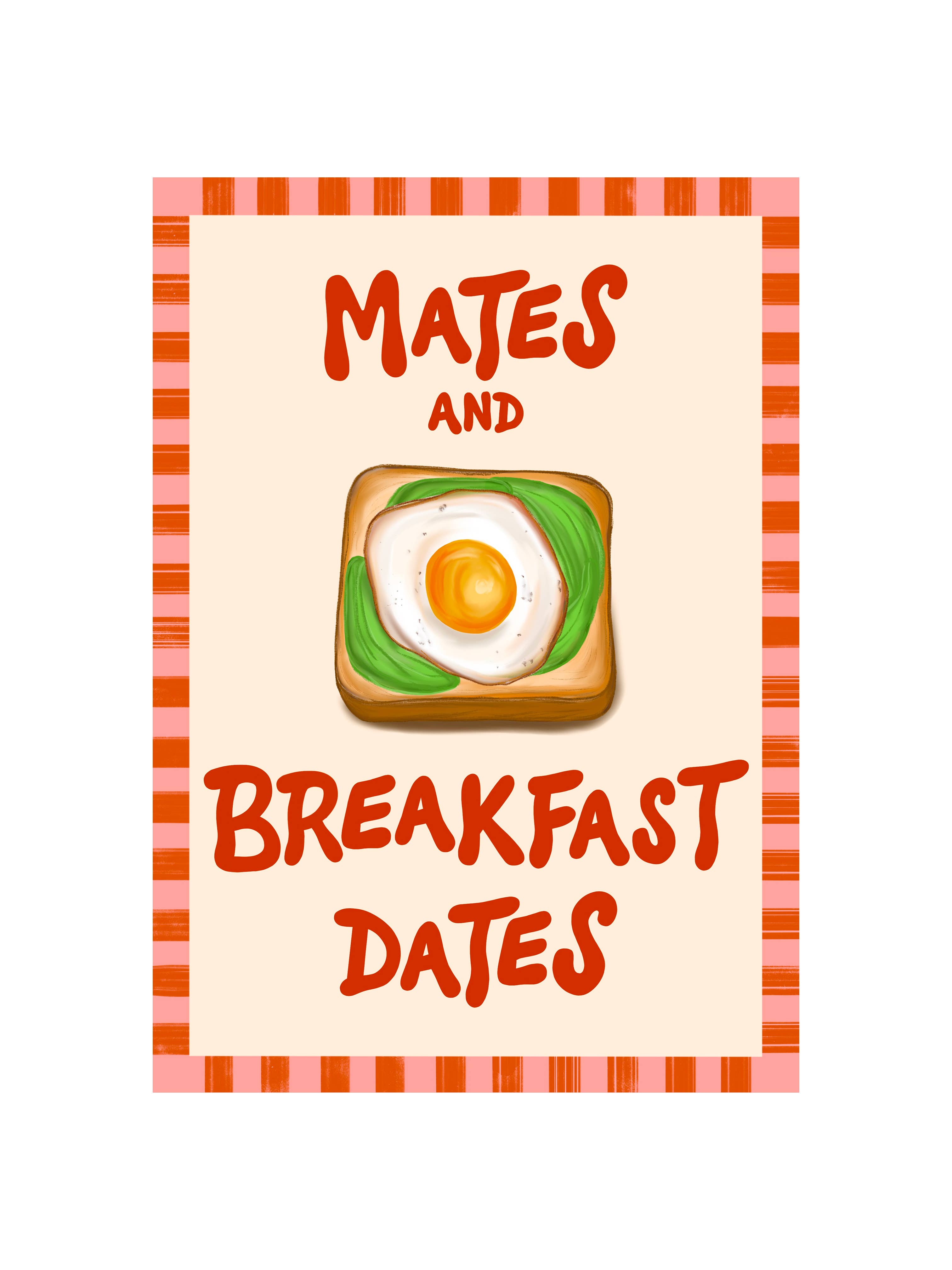Neesh Home - Wholesale Art Print - Mates and Breakfast Dates Print | Kitchen | Brunch