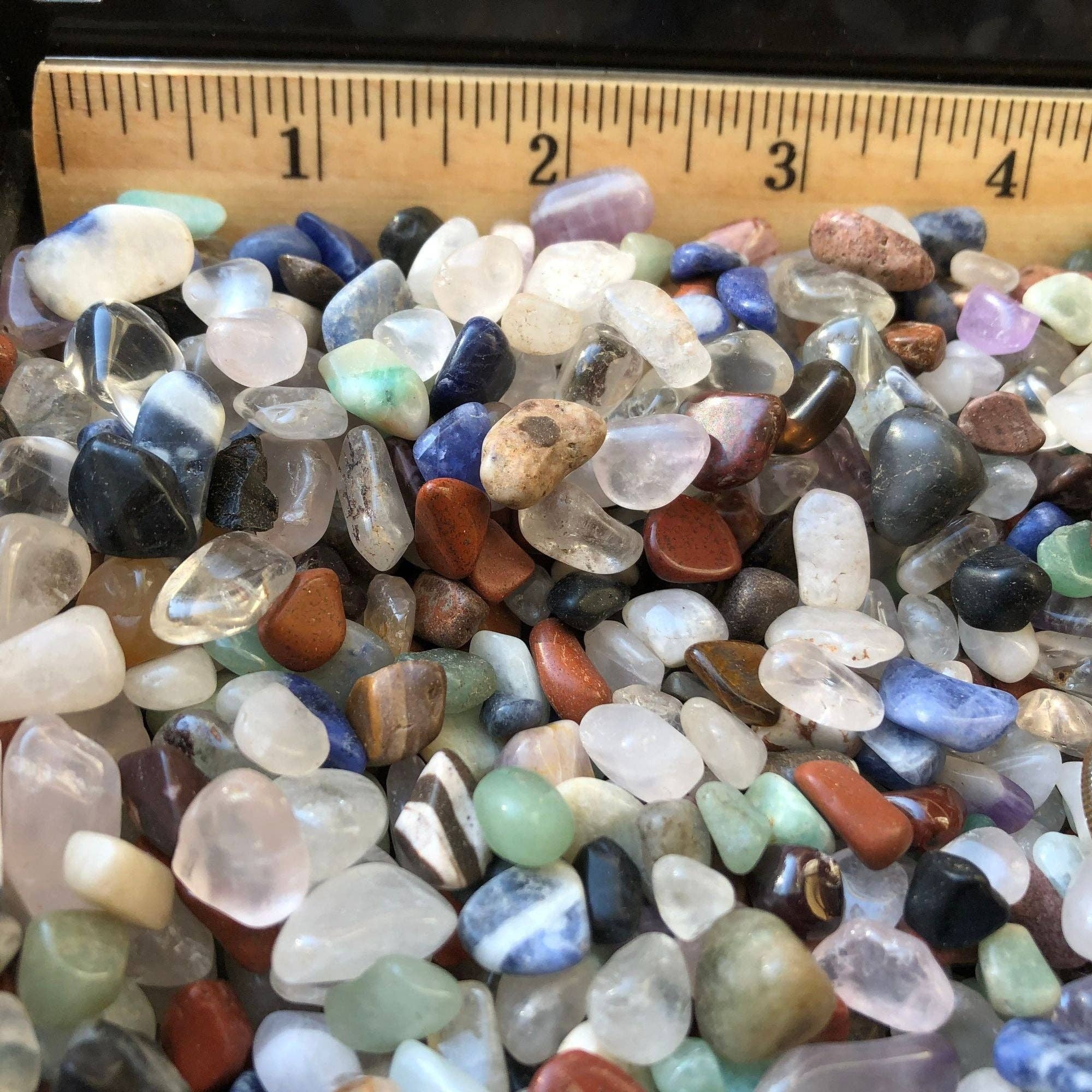 Tree of Life Gems – wholesale Spiritual stone/crystal – NEW! Tumbled Assorted Brazil Gemstone Chips1
