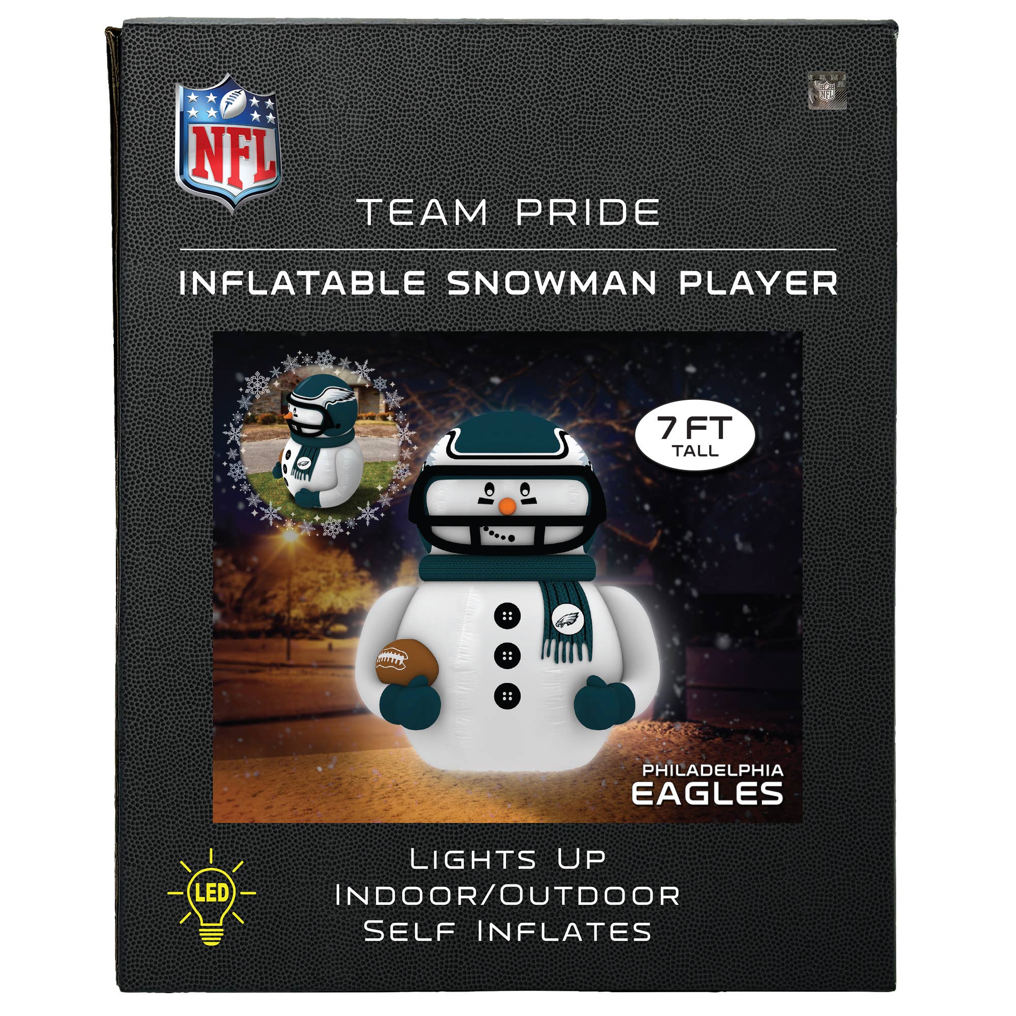 Sporticulture - Wholesale Inflatables - NFL Philadelphia Eagles Inflatable Snowman Player5