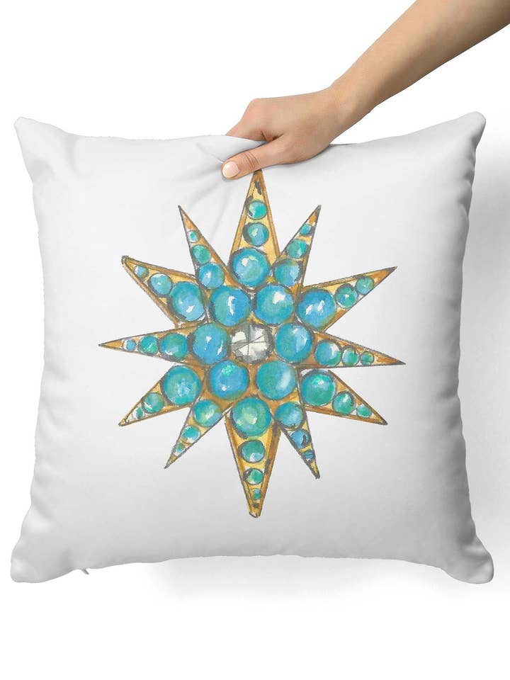 Cuscino Star Brooch Serie VI per la vendita all'ingrosso da parte di Juler's Row