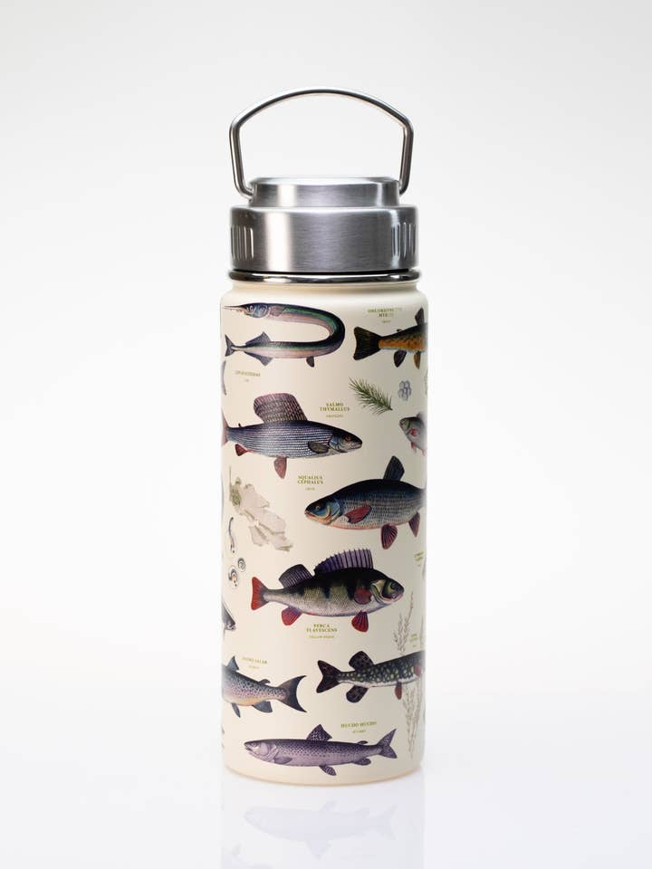 Freshwater Fish 18 oz Steel Bottle (Case of 4) for wholesale by Cognitive Surplus