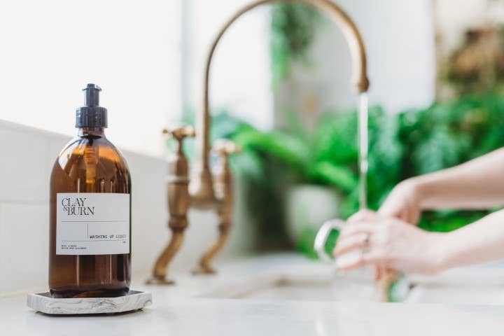 Clay & Burn – wholesale Soap dispenser – Refillable Washing Up Liquid Bottle 500ml1