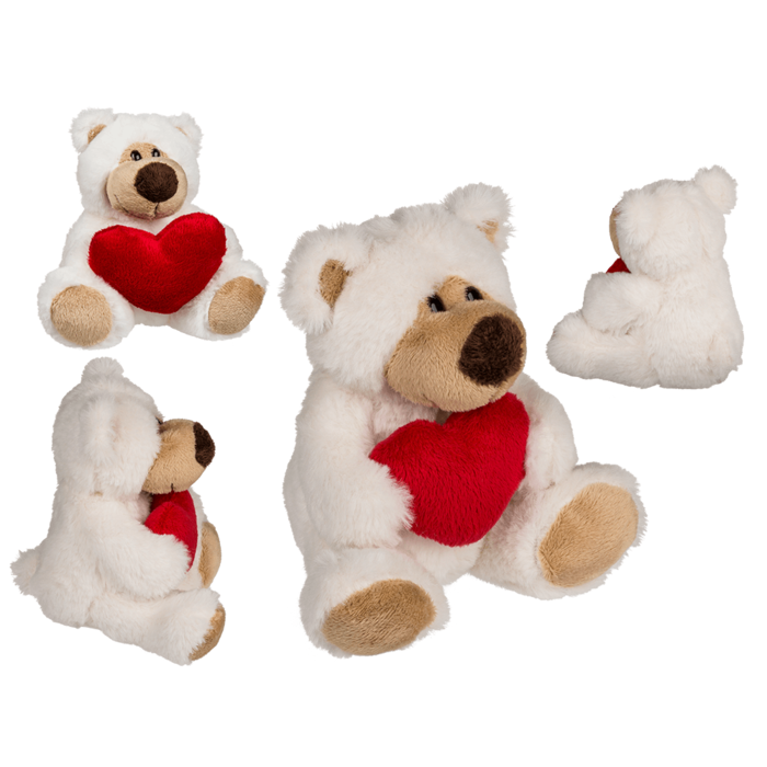 Out of the blue KG - Wholesale Stuffed/Plush Toy - Kids & Baby - Plush bear with red heart, Big Love,0
