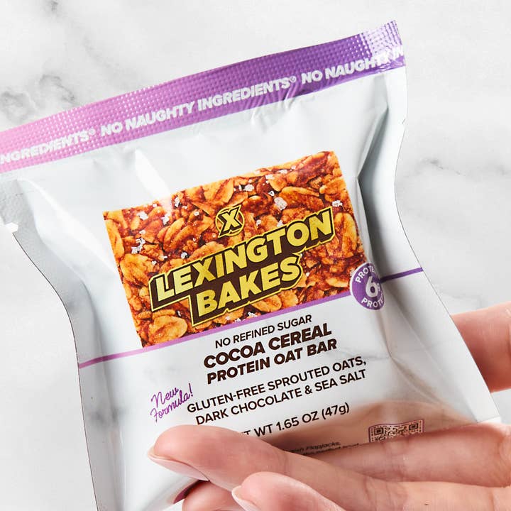 Cocoa Cereal Protein Oat Bars • 6 Pack for wholesale by LEXINGTON BAKES