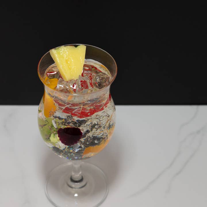 Just Dough It! Fake Foods - Wholesale Decorative Tabletop Object - Fake Glass of White Sangria
