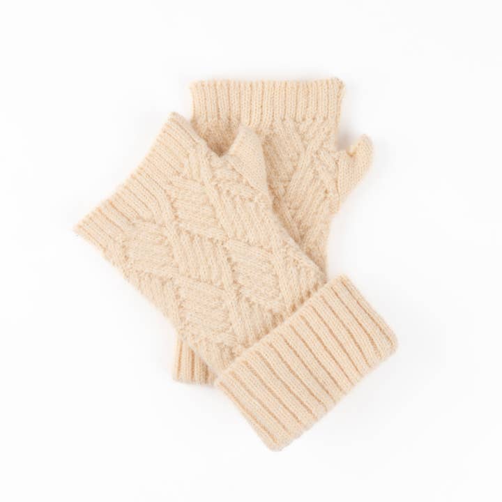 Howard's - Wholesale Gloves - Women's - Kristen Herringbone Fingerless Cold Weather Winter Gloves