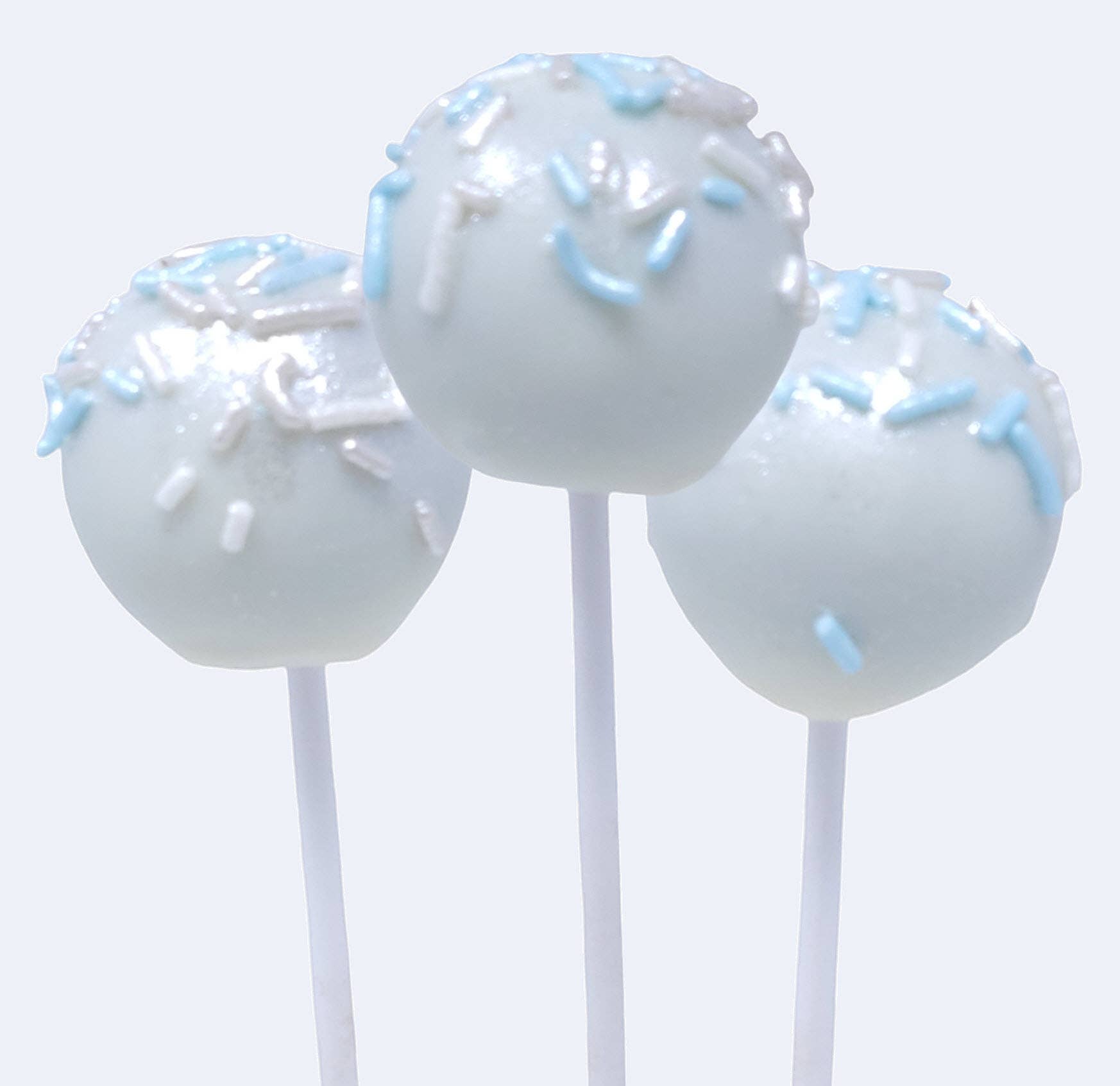 Wild Angel Treats, LLC - Wholesale Cake - Artisanal Cake Pops - Winter sprinkles0