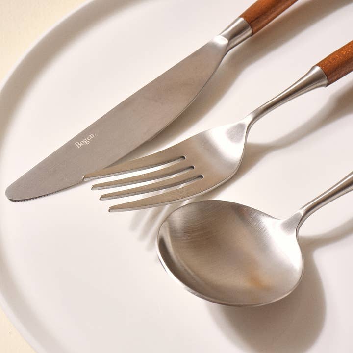 Korea Table - Wholesale Assorted Cutlery Set - Honey Maple Cutlery10