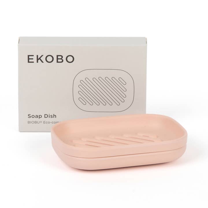 Self-Draining Soap Dish - Blush for wholesale on Faire0