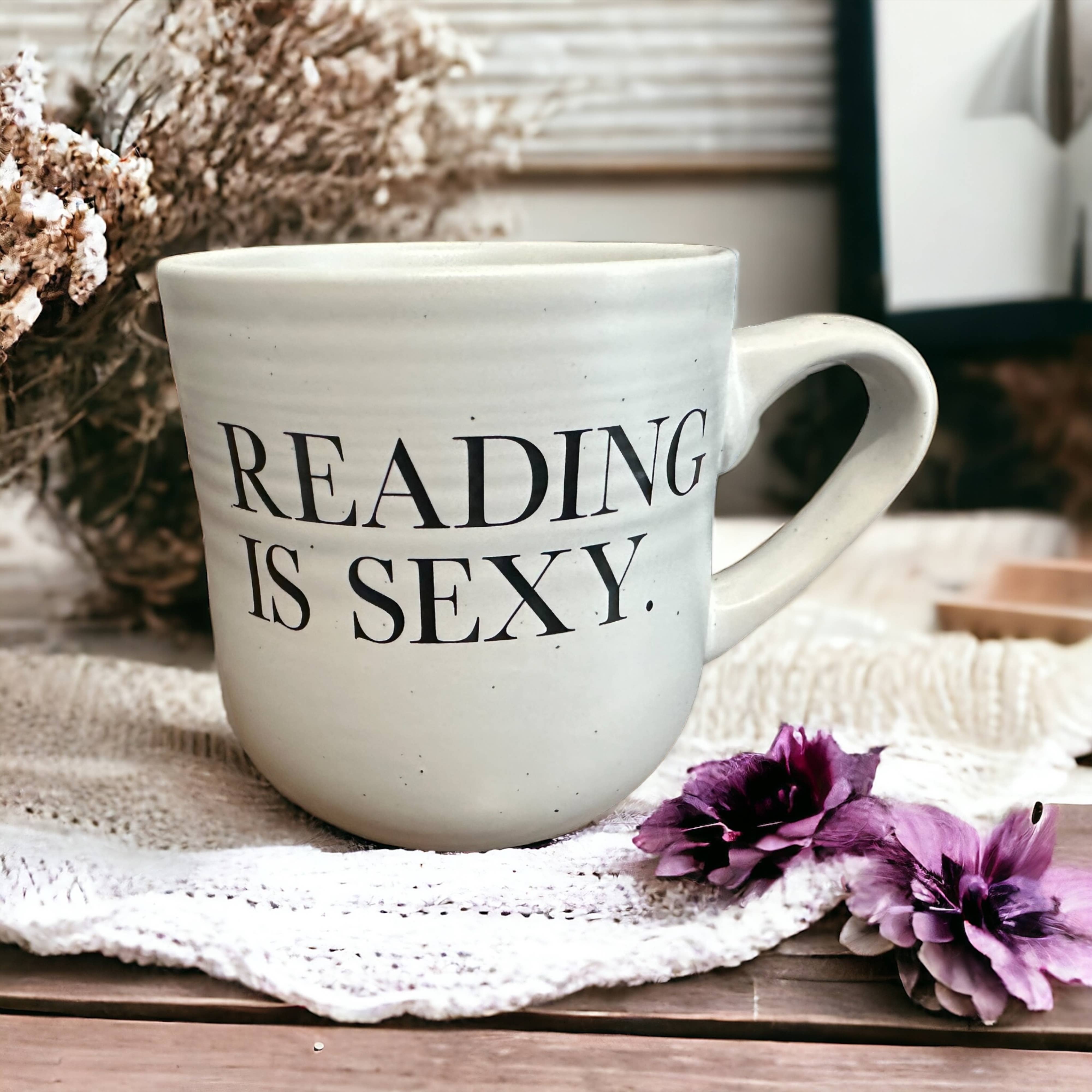 GiftSmith - Wholesale Coffee Mug - READING IS SEXY Stoneware Mug1