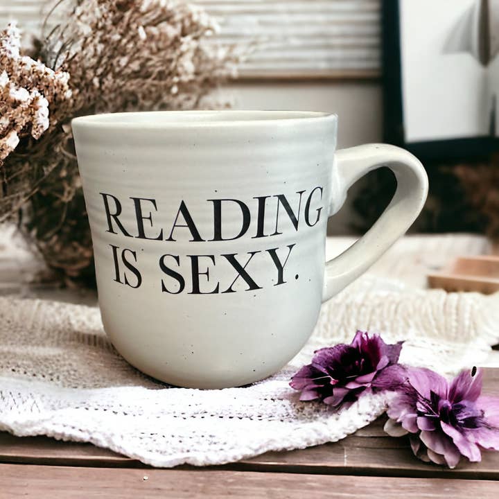 GiftSmith - Wholesale Coffee Mug - READING IS SEXY Stoneware Mug1