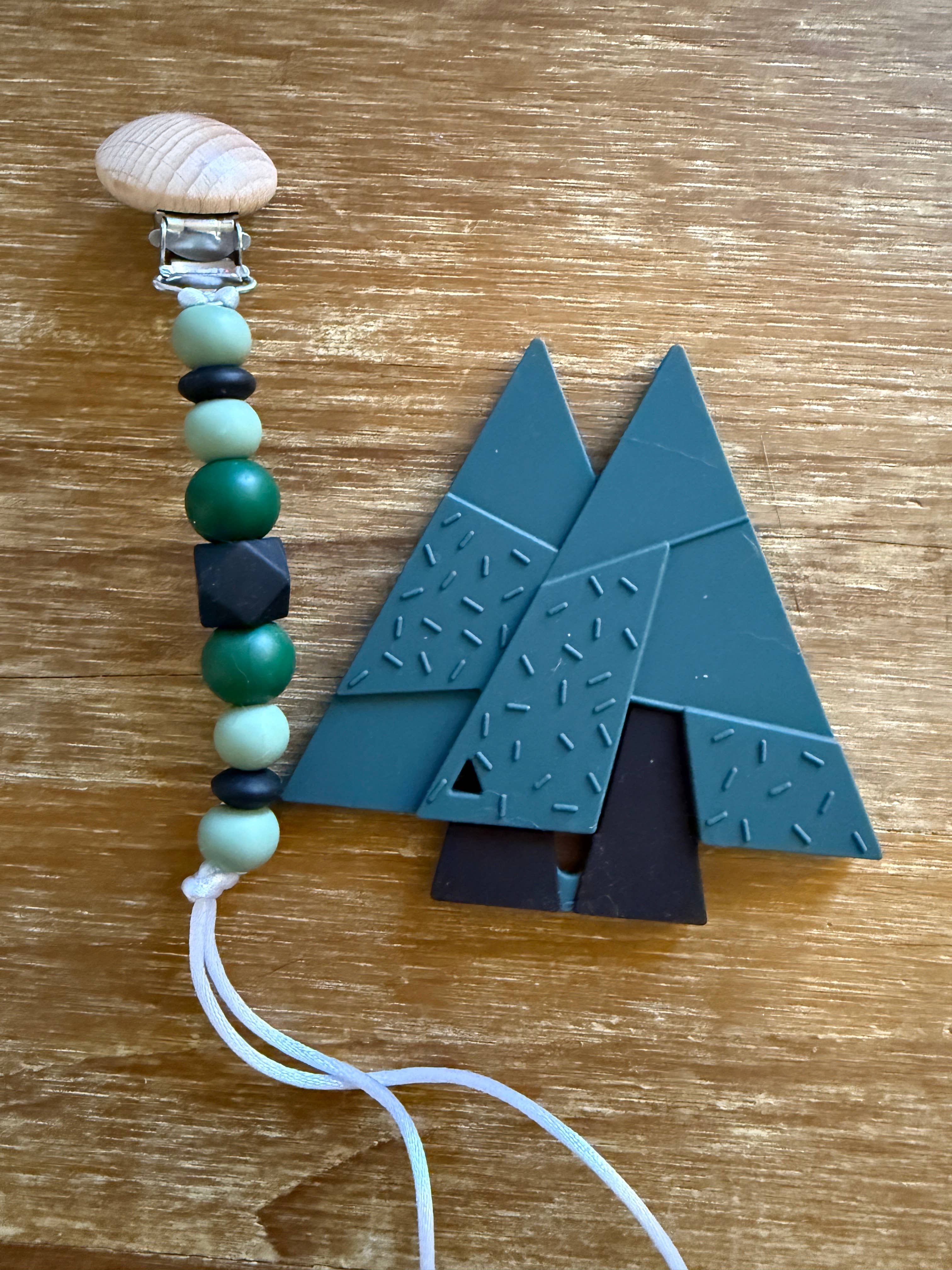 MNbaby - Vendita all'ingrosso Massaggiagengive a clip - Neonati - Set di Massaggiagengive per Bambini in Silicone – Design ad Albero Senza BPA