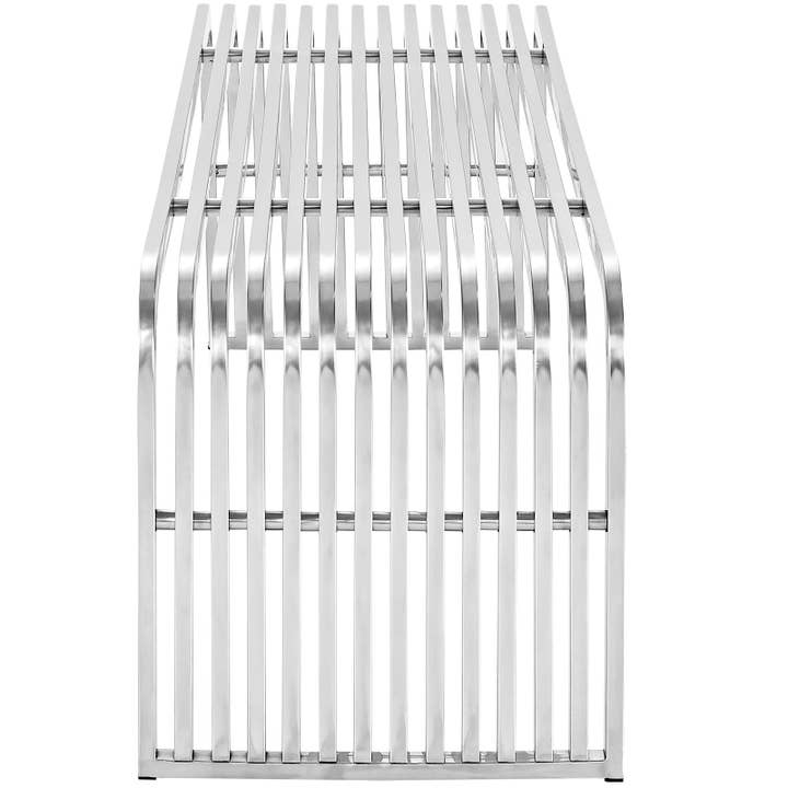 Argent Banc en acier inoxydable Pipe de 60 po en vente sur Faire1