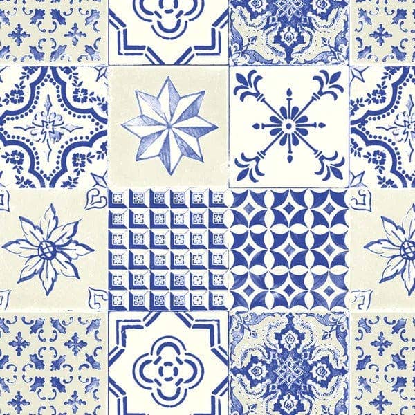 The Master Herbalist - Wholesale Drawer Liner - NEROLI & YLANG YLANG Scented Drawer Liners with a Portuguese Tile Pattern4