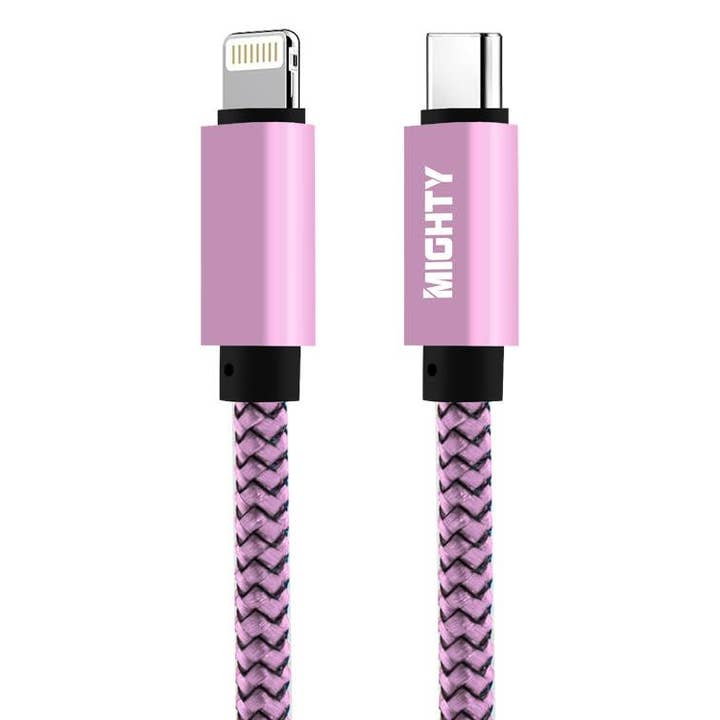 Lightning till typ-c 10ft superkabel Partihandel PD10FTSUPER för wholesale av Mighty Wireless