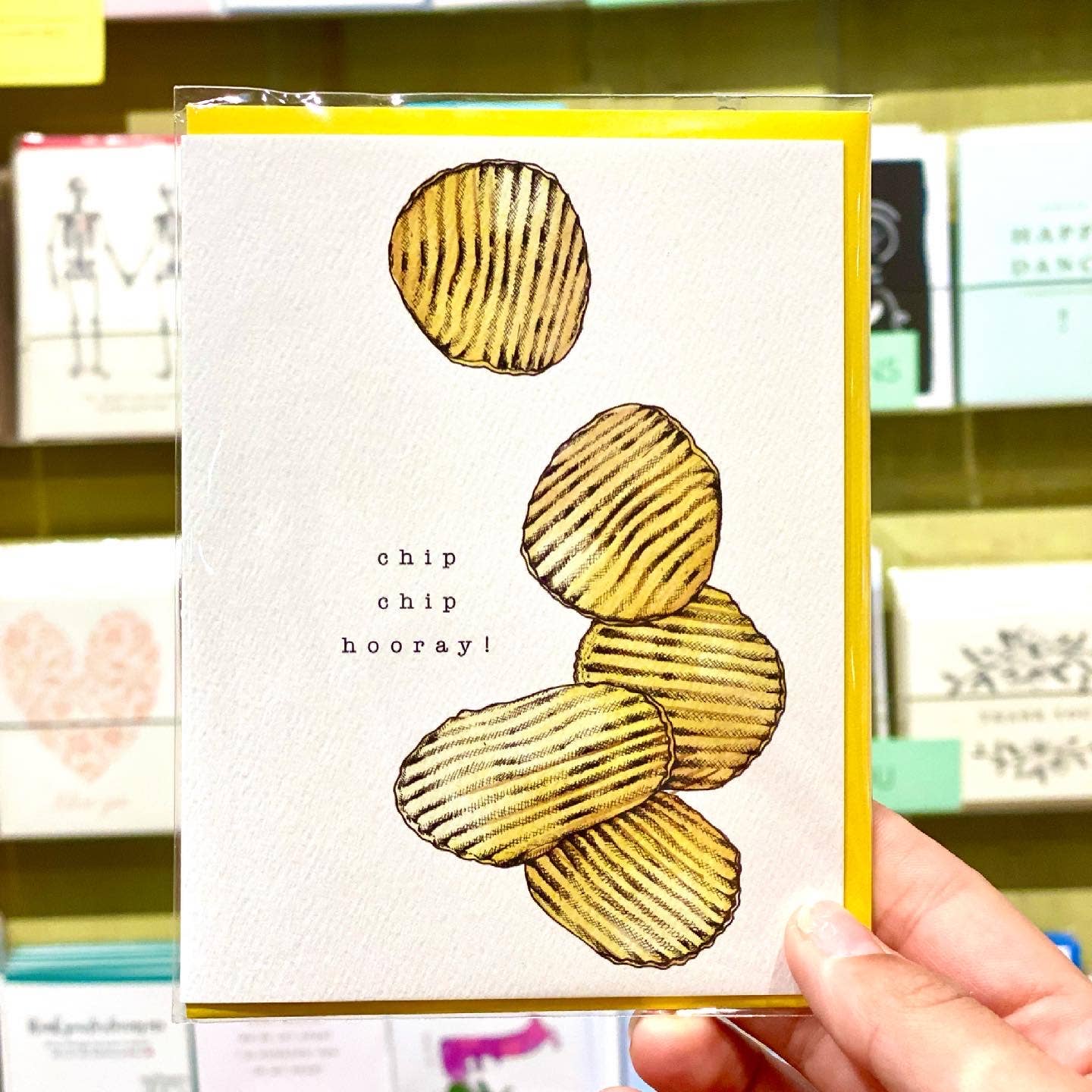 CARDS BY ALLIE - Wholesale Congratulations Card - Chip, Chip, Hooray1