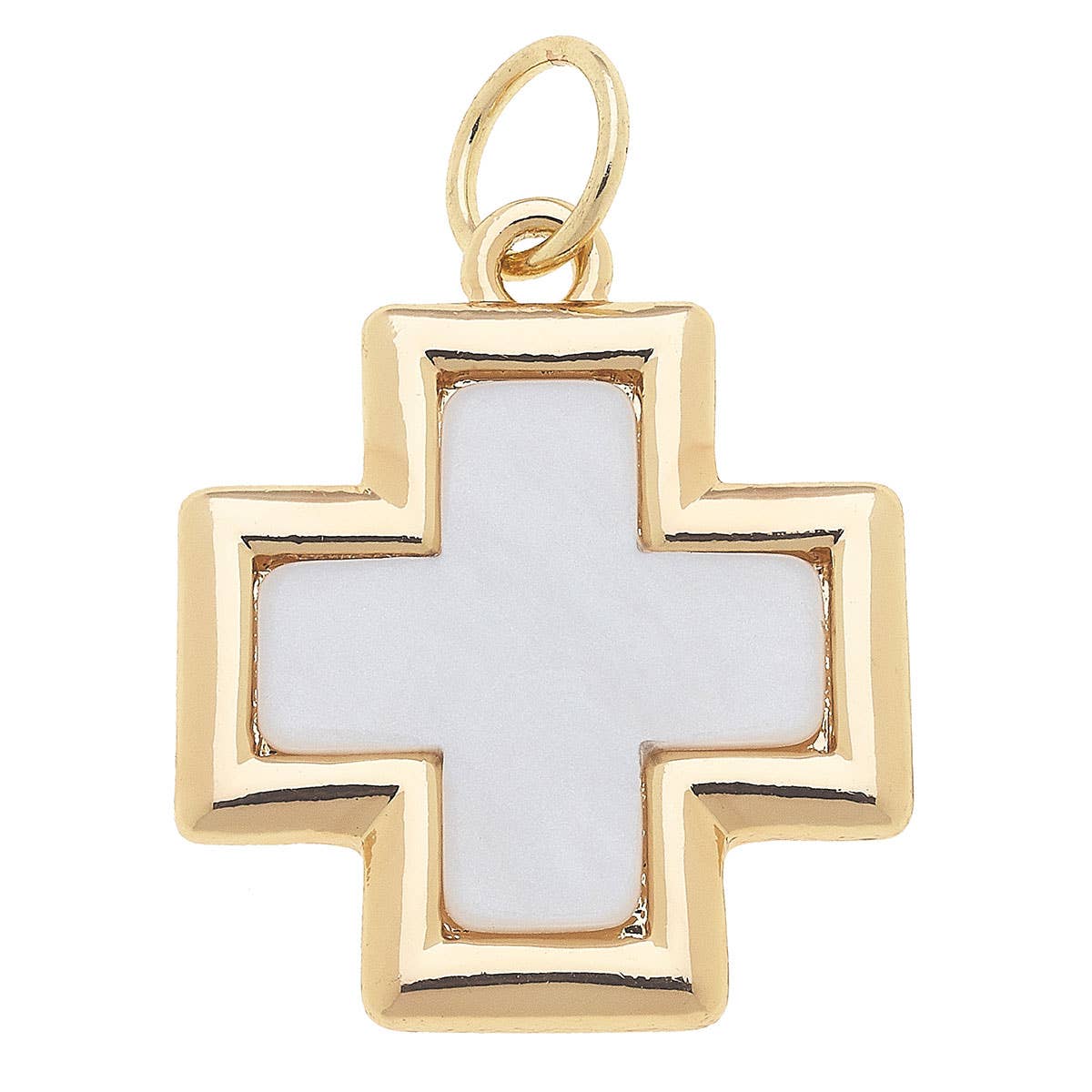 Canvas Style – wholesale Individual charm/pendant – Outline Charm in Mother of Pearl1