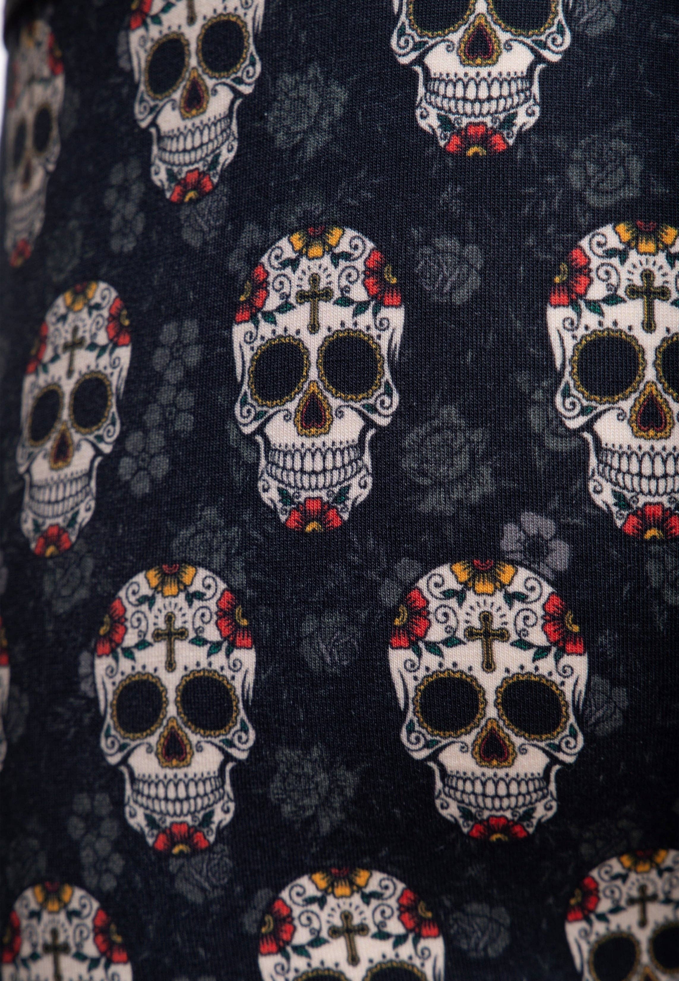svart Boxershorts "Sugar Skull" för wholesale på Faire2