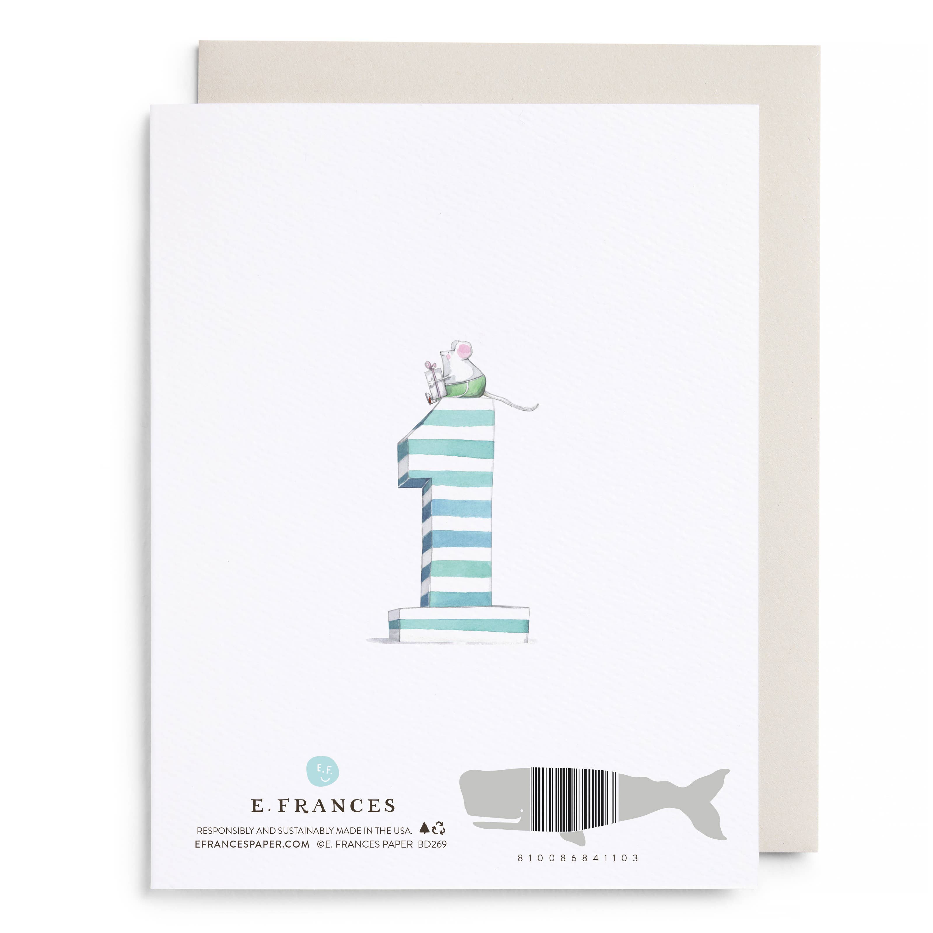 E. Frances Paper - Wholesale Birthday Card - 1st Bday Card | Kids Birthday Greeting Card1